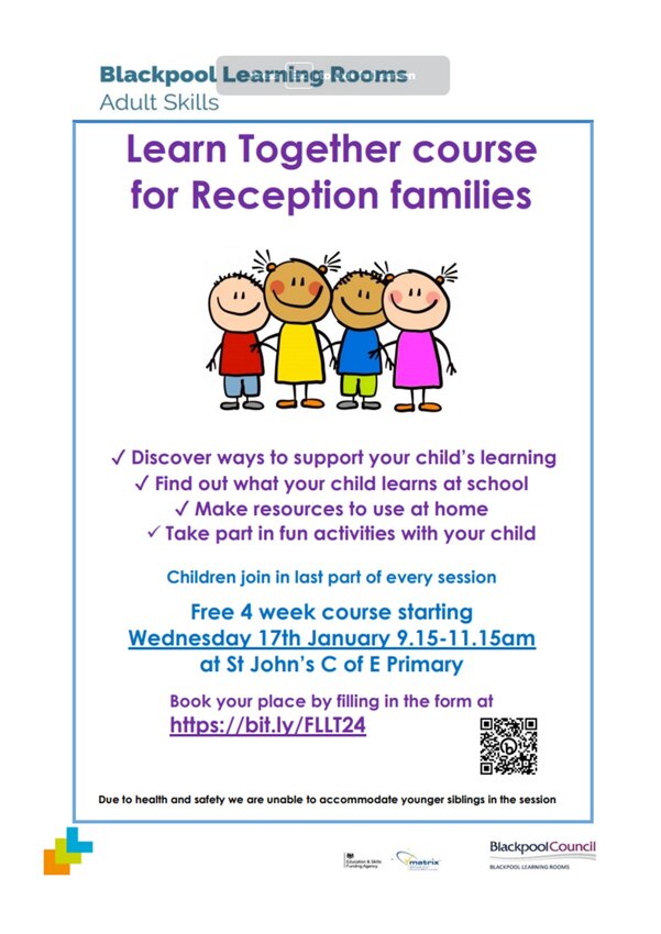 Image of Learn Together course for Reception families.